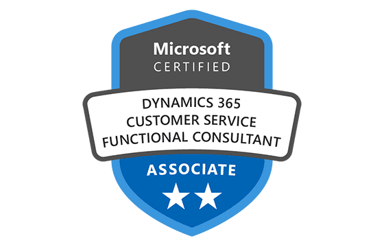 Microsoft Certified: Dynamics 365 Customer Service Functional Consultant Associate