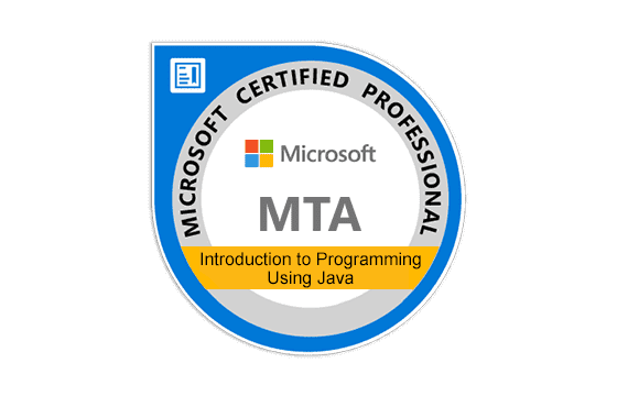 Microsoft Technology Associate Introduction to Programming Using Java